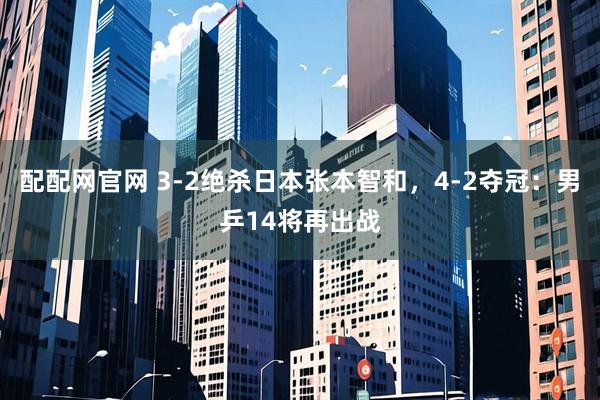 配配网官网 3-2绝杀日本张本智和，4-2夺冠：男乒14将再出战