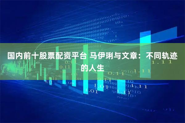 国内前十股票配资平台 马伊琍与文章：不同轨迹的人生