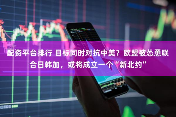 配资平台排行 目标同时对抗中美？欧盟被怂恿联合日韩加，或将成立一个“新北约”